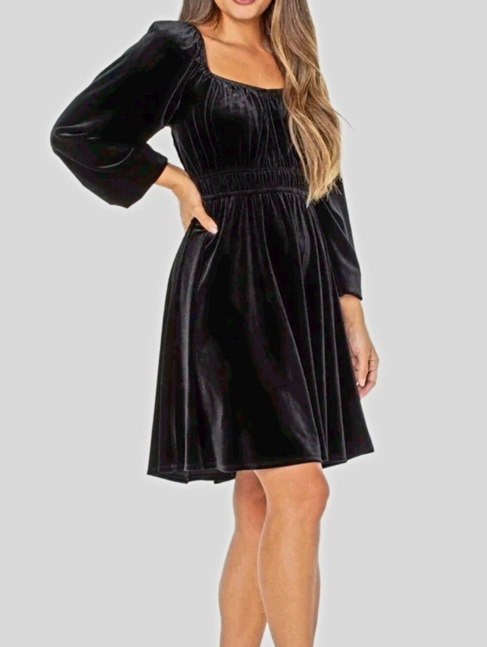 New women's Celebrity Pink Sweetheart black Velvet Dress, Halloween Xmas, size M